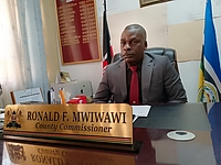 Nyeri County Commissioner Ronald Mwiwawi 