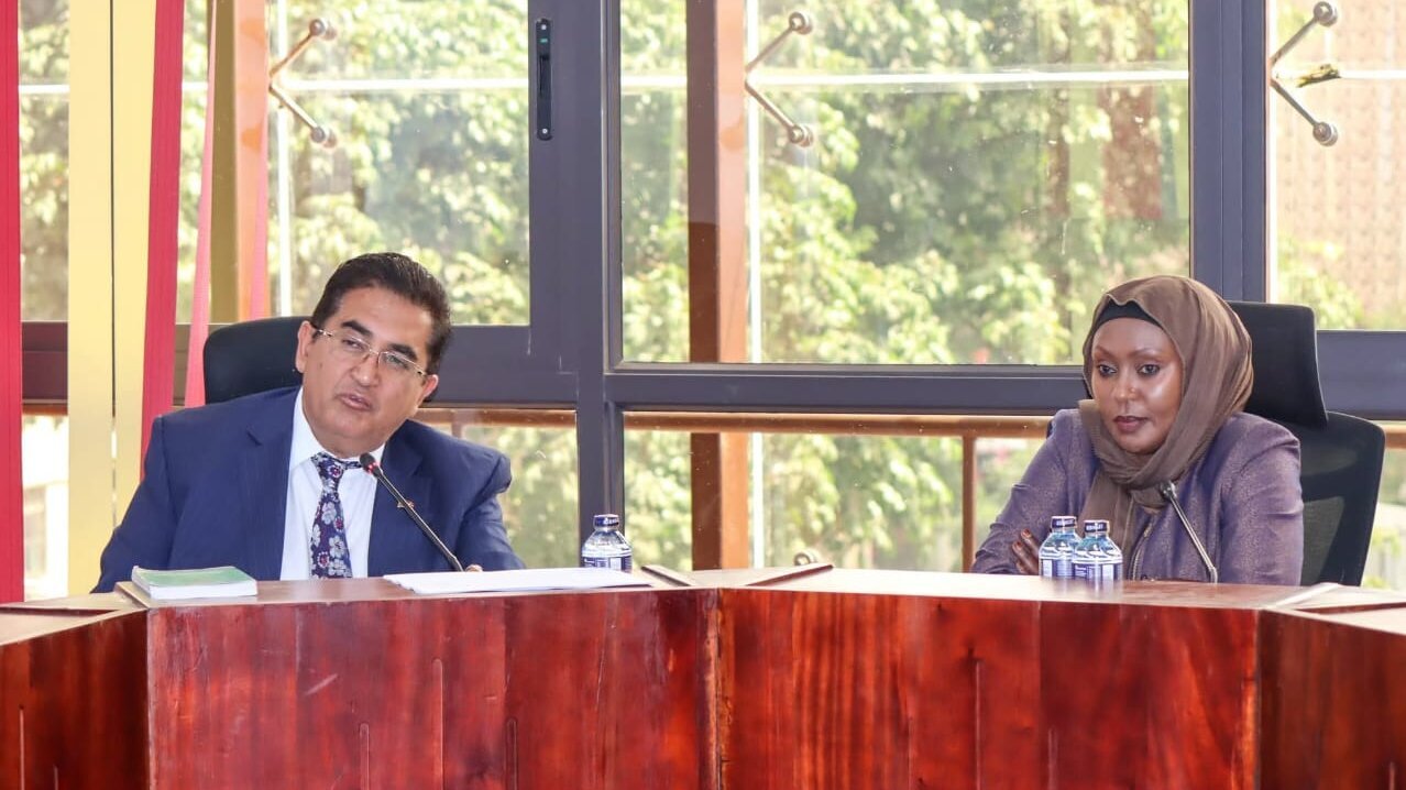 Fatuma Mohamed with Rahim Dawood