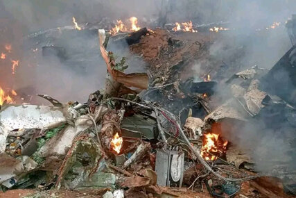Wreckage of light aircraft that crashed in Kwale
