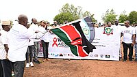 HIV & AIDS walk at Lunga Lunga