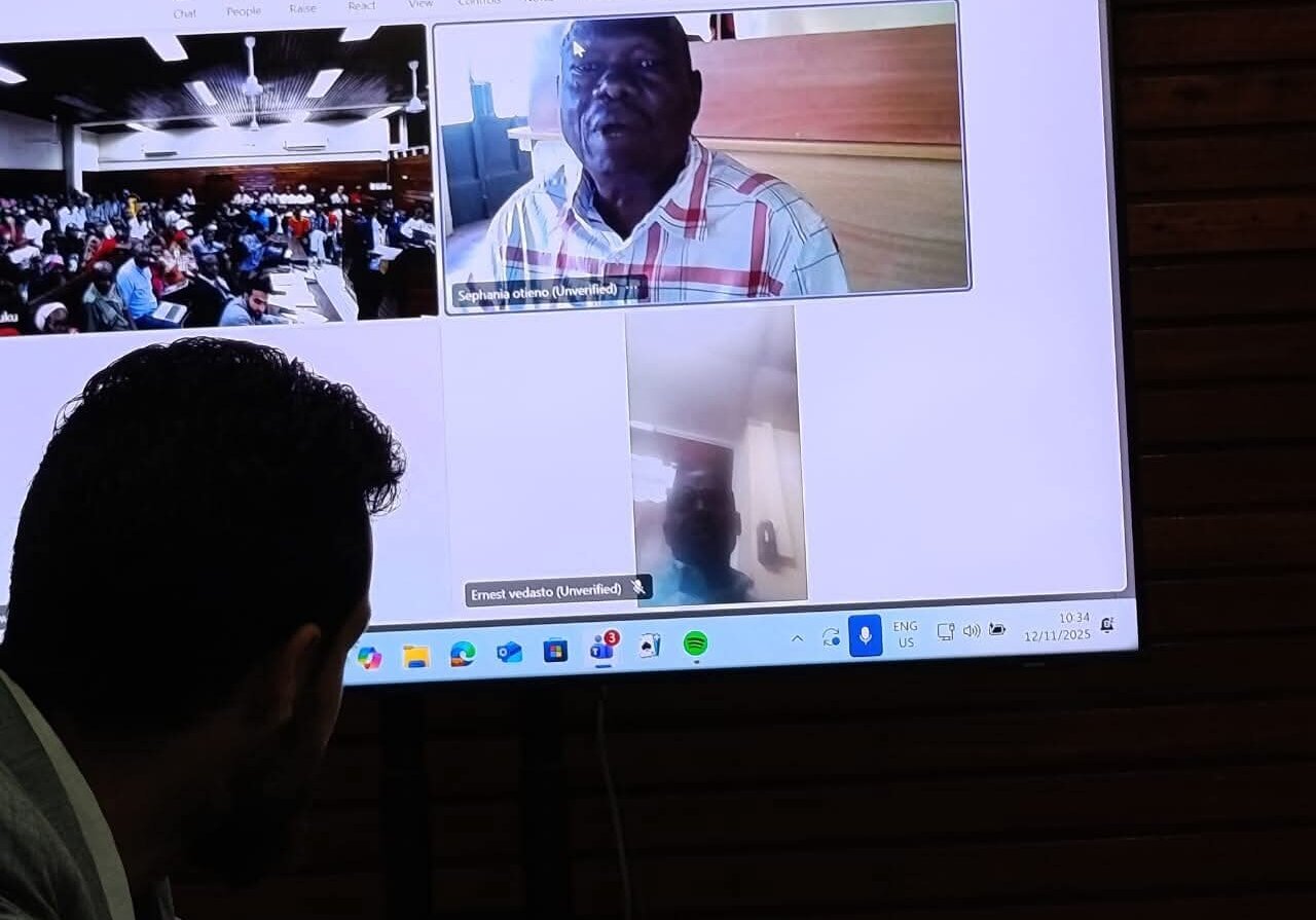 One of the witnesses in Shakahola case giving his testimony through Zoom