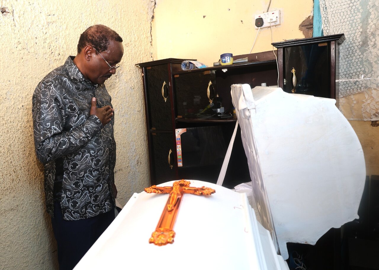Former Vice President Kalonzo Musyoka on Saturday bid farewell to their beloved brother, Kelvin Mwendwa Musyoka, fondly known to many as Meja