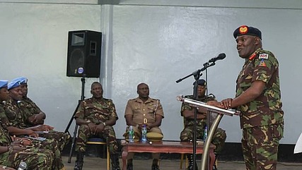 Kenya Army Commander Lieutenant General David Ketter