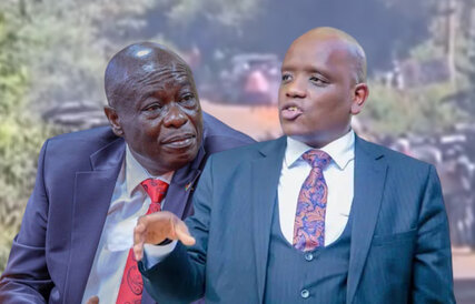 Dennis Itumbi and Rigathi Gachagua
