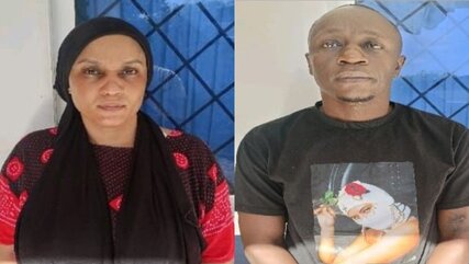 Samira Kiarie (left) and one of her alleged accomplices, Paul Webster Mang'eni alias Paulo