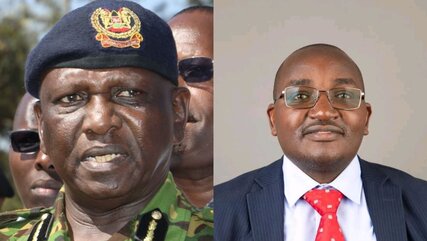 IG Douglas Kanja and Juja MP George Koimburi