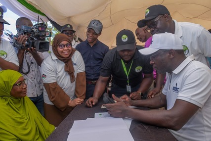 Launch of the Enhanced Continuous Voter Registration exercise in Shimoni, Lunga Lunga Constituency, Kwale County.