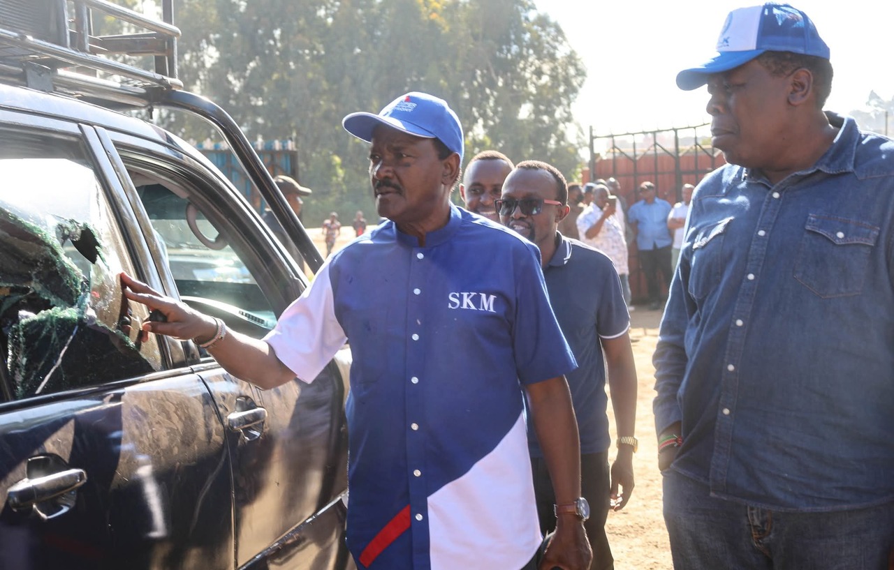 Teargas, gunshots rock Kikuyu rally as Gachagua clashes with Ichung’wah