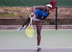 Kenya's Angella Okutoyi in action