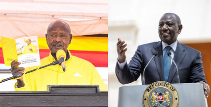 Ruto congratulates Museveni on presidential election victory