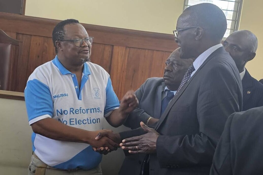 David Maraga and Tundu Lissu