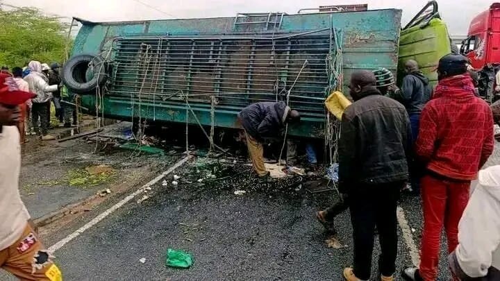 Accident near Kyumbi junction