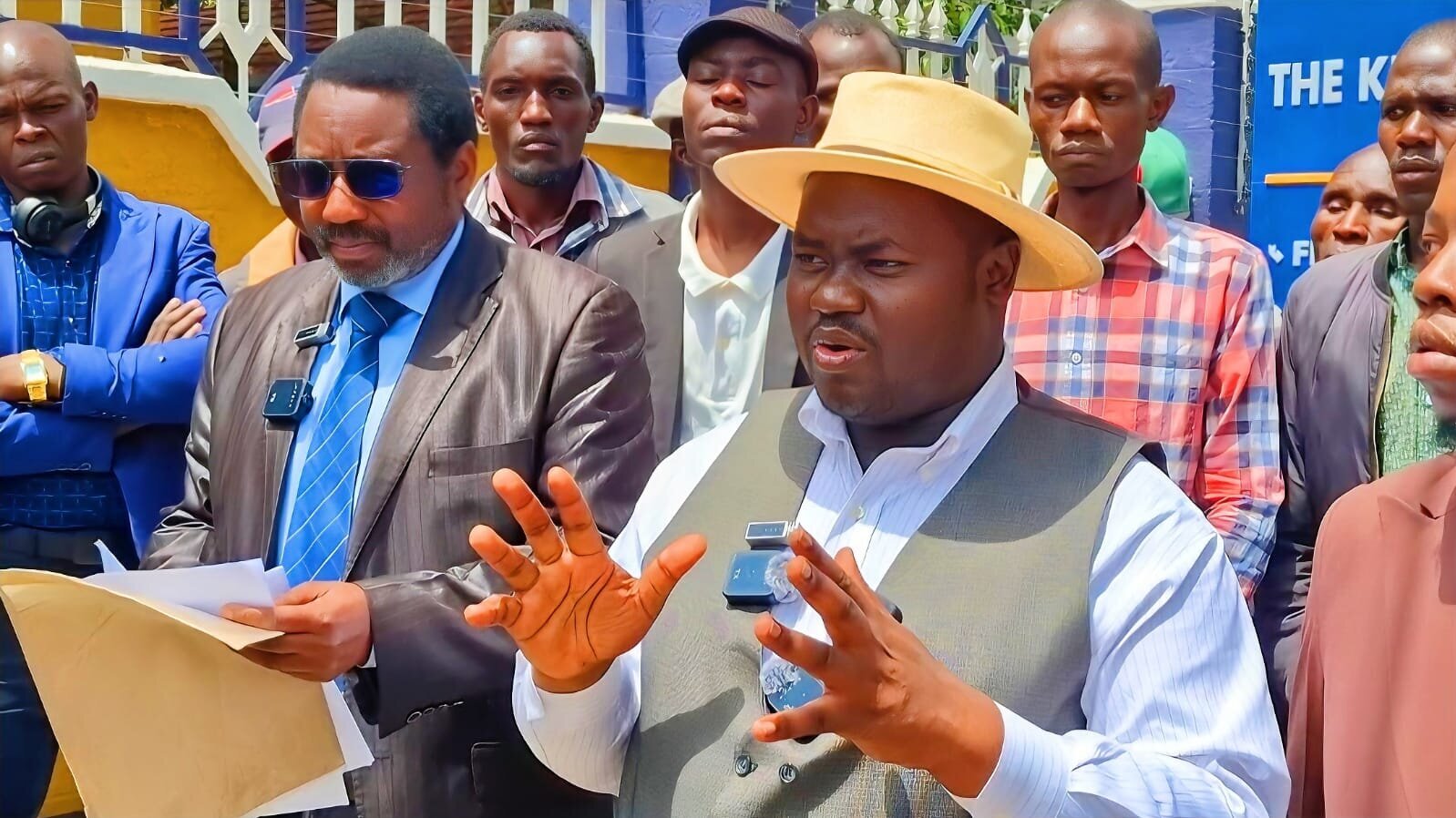 Davies Mbaabu Kajogu and Joakim Simiyu 