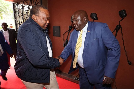Uhuru in Uganda for DRC peace talks