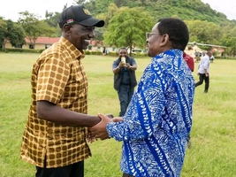 Ruto with Orengo