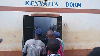 First responders put off fire at Igikiro Boys' High School's Kenyatta dormitory