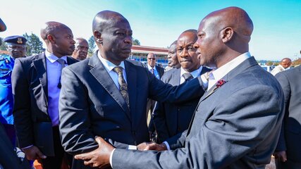 Rigathi Gachagua at Mweiga