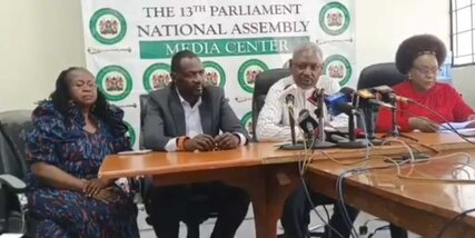 Rarieda MP Otiende Amollo when he led other ODM MPs to issue a statement