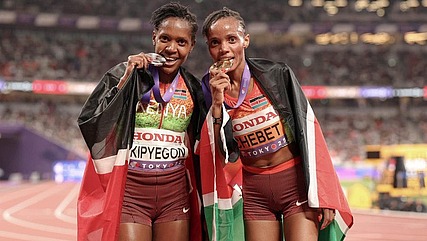 Beatrice Chebet and Faith Kipyegon
