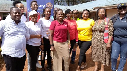 The handover ceremony of new library and ablution block at St Peter’s Thunguma Comprehensive School