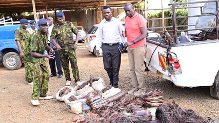 Uasin Gishu County Police Commander Benjamin Mwanthi 