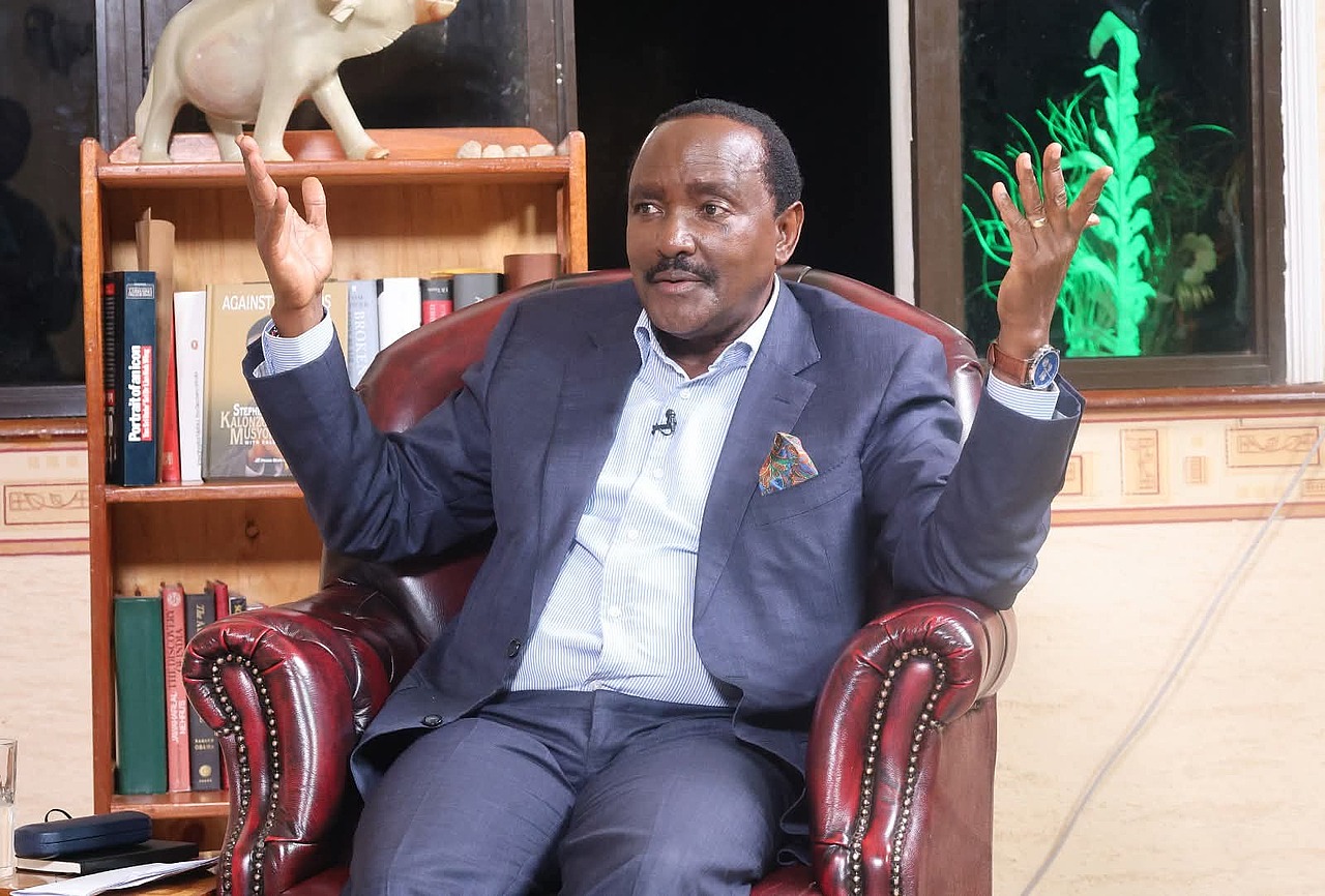Wiper Party Leader Kalonzo Musyoka during the interview with the Sunday Live by Citizen TV at him home in Karen, Nairobi on March 29, 2026.