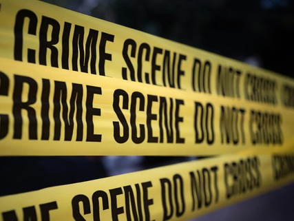 A scene under detectives' scrutiny.