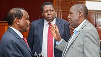 Kalonzo with Eugene Wamalwa