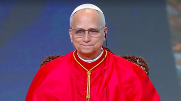 Pope Leo XIV in Algeria on April 13, 2026