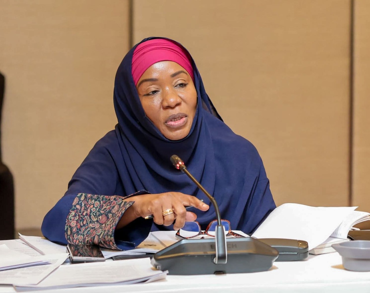 Nominated Senator Hamida Kibwana at Bunge Towers on Thursday, April 23, 2026.
