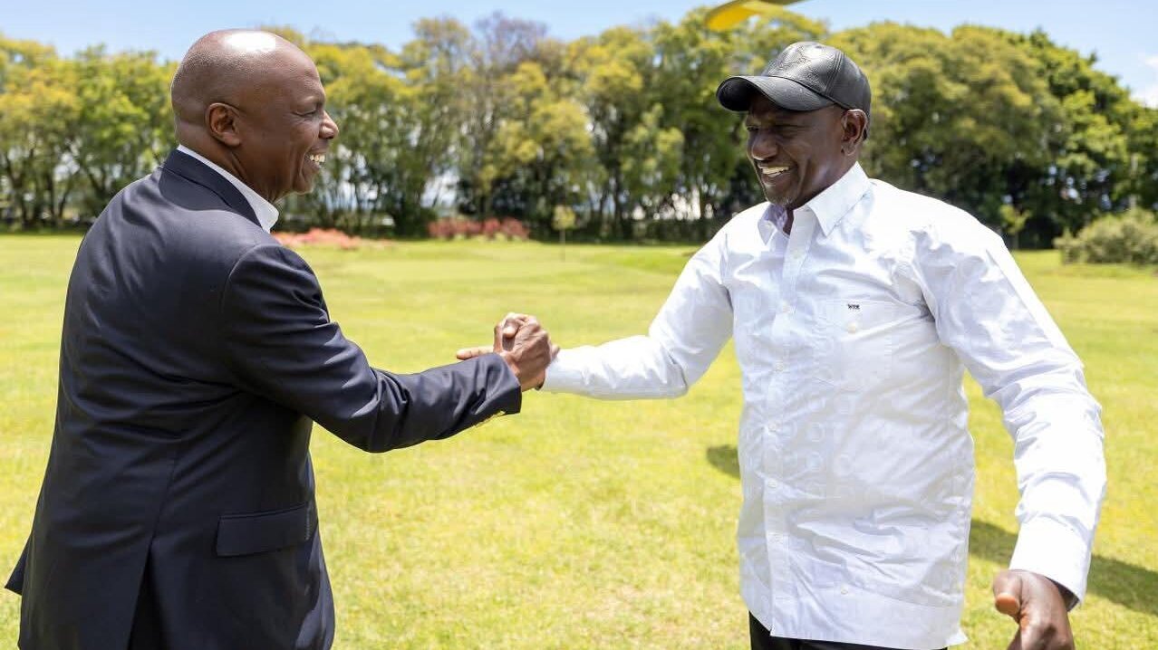 Gideon Moi with President Ruto