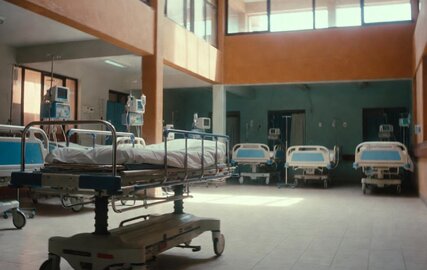 Emergency wing in a hospital