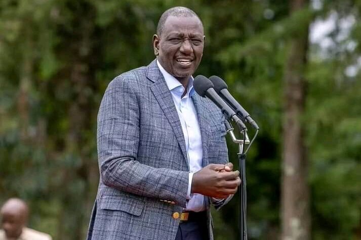 President William Ruto speaks at Kapng'etik AIC Church 