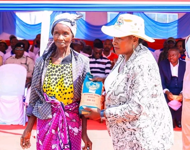Maize seed distribution project in Machakos