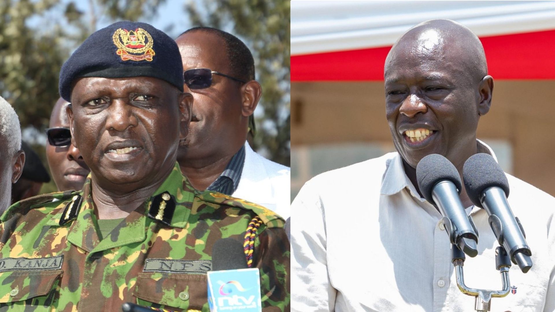 Rigathi Gachagua vs IG Douglas Kanja