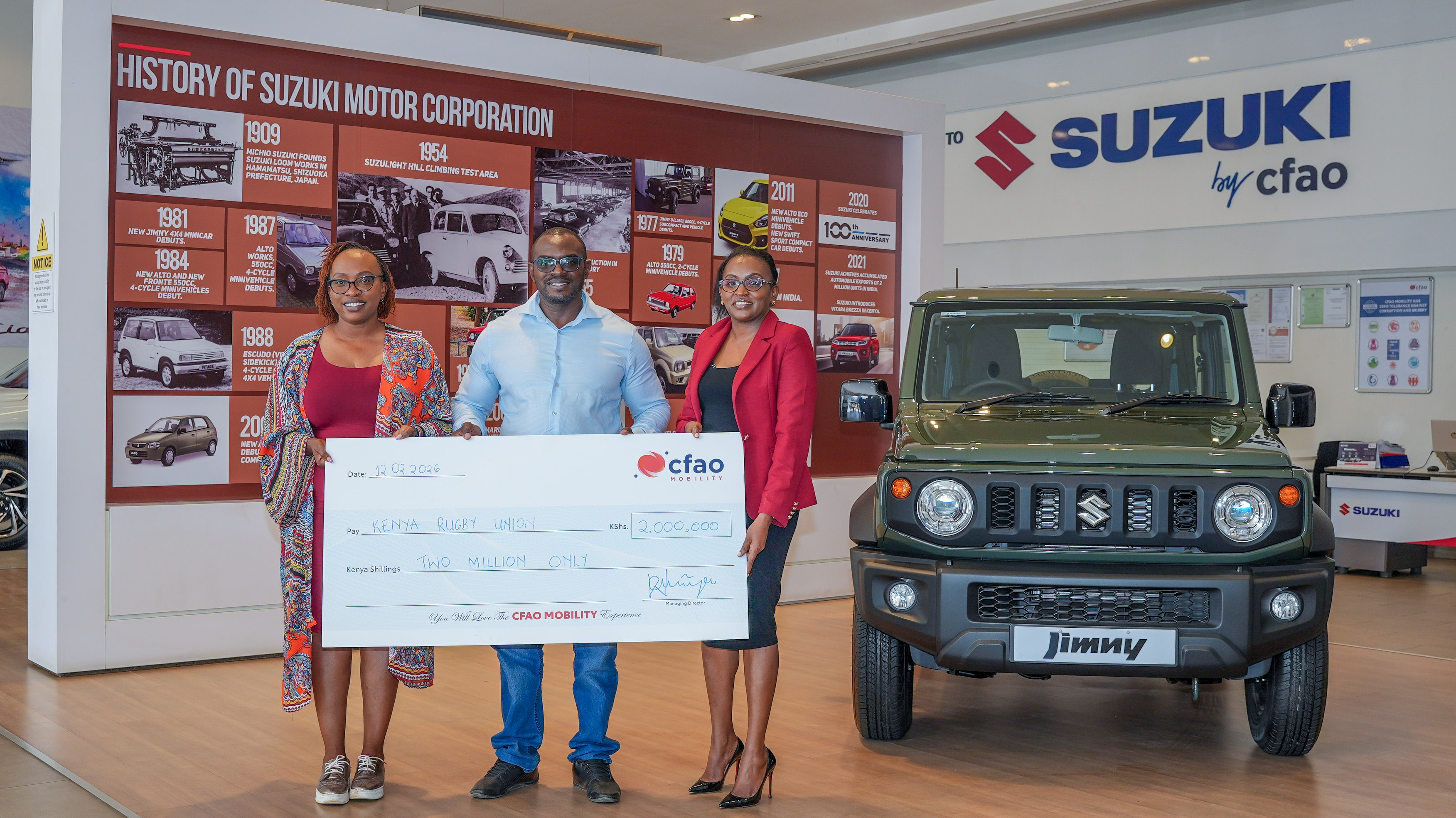 Suzuki by CFAO becomes Official KRU Transport Partner for HSBC SVNS2 Nairobi leg