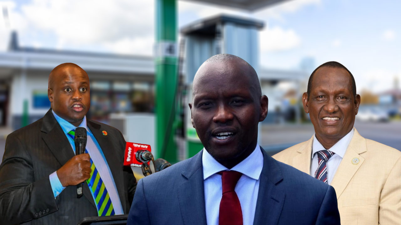 Energy PS Mohamed Liban, Kenya Pipeline Company MD Joe Sang and EPRA CEO Daniel Kiptoo