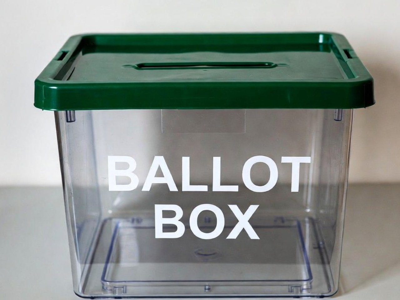 A ballot box
