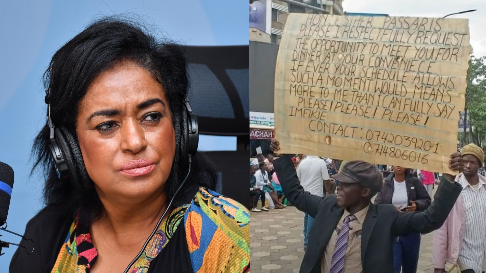 Esther Passaris has praised Kennedy Arnold