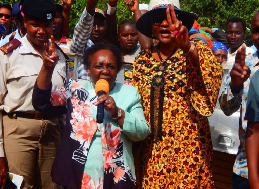 Meru Woman Representative Karambu Kailemia and Nominated MP Dorothy Muthoni