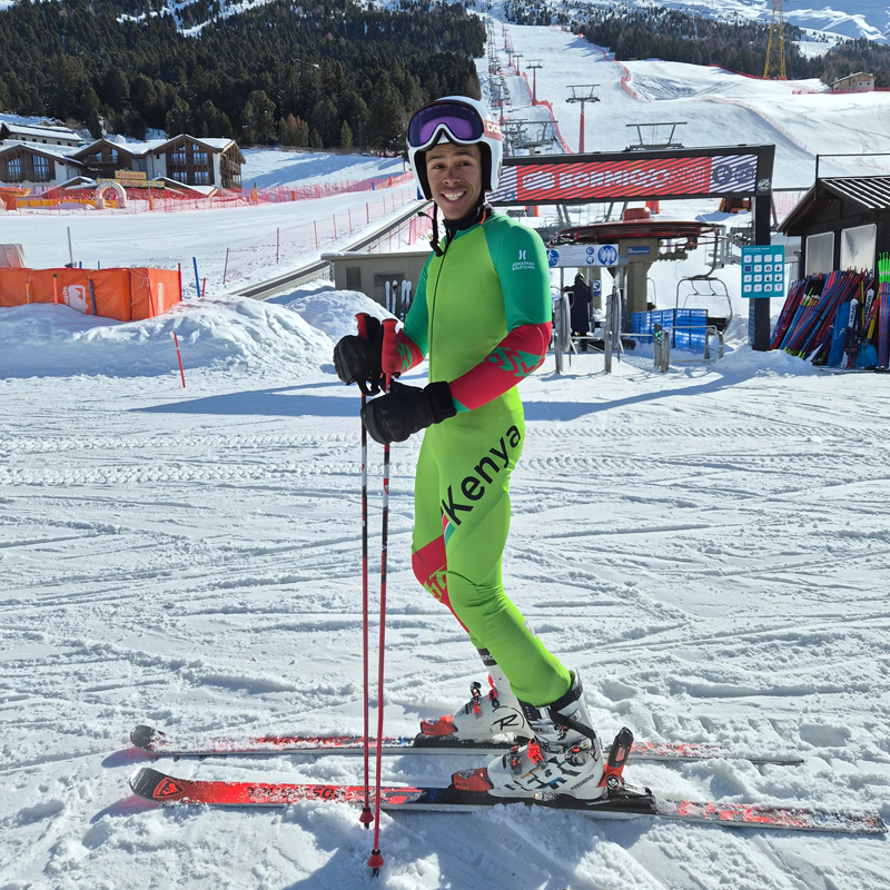 Kenyan teen skier Issa Gachingiri eyes 2030 Olympics glory