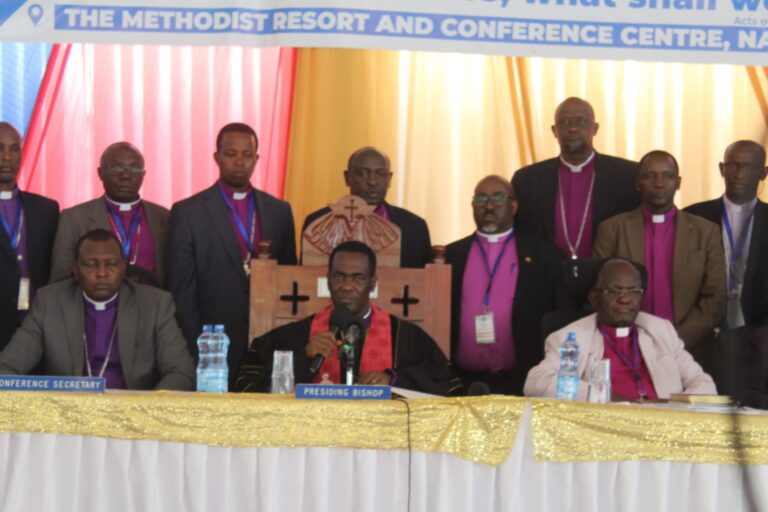 Rev John Maromba speaking