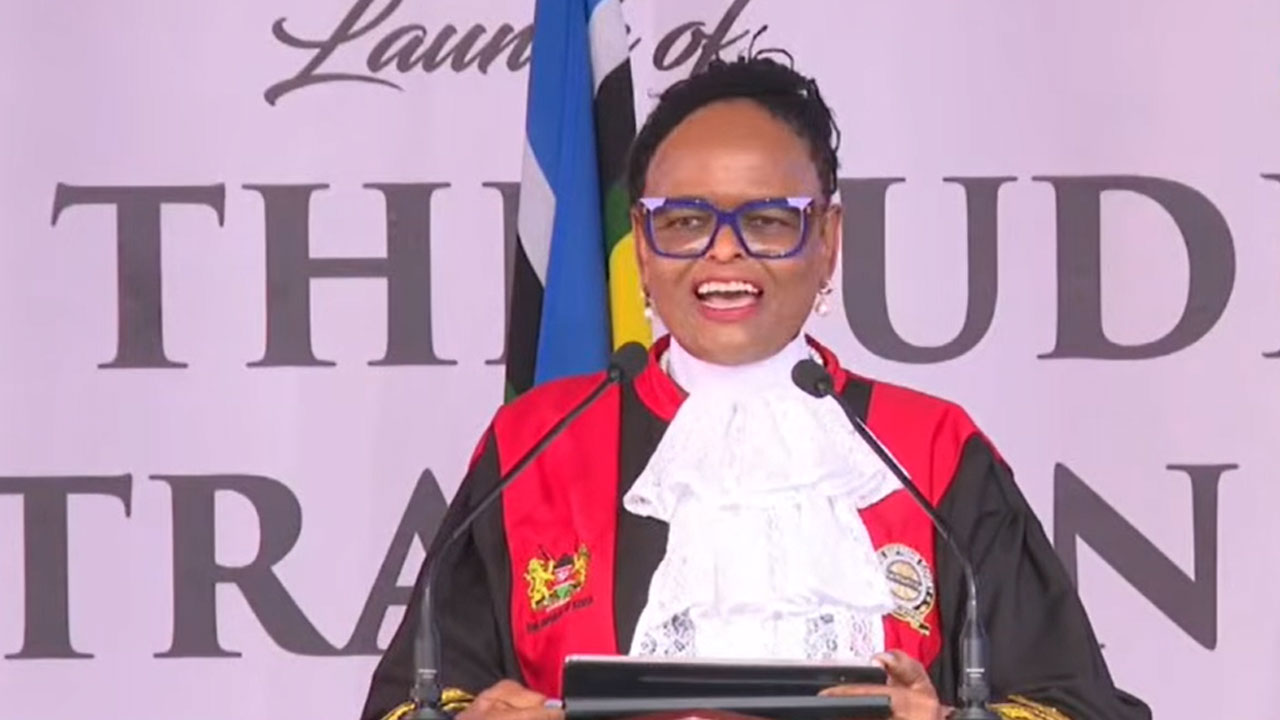 Chief Justice and Head of Judicial Service Commission (JSC) Martha Koome. 