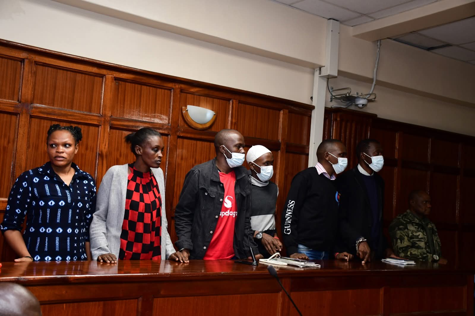 The six convicts in the murder of former Kabete MP George Muchai