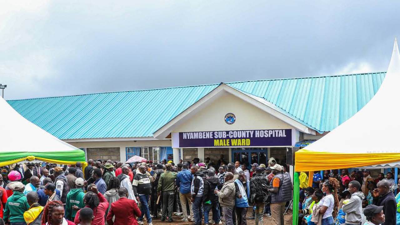 Meru Governor Mutuma M'Ethingia on March 31, 2026, commissioned the first 60-bed male ward at Nyambene Level 4 Hospital to improve emergency and inpatient care