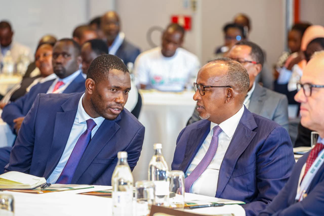  Aden Duale with Principal Secretary for Medical Services Dr Ouma Oluga