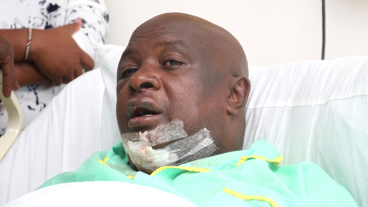 Vihiga Senator Godfrey Osotsi at Karen Hospital