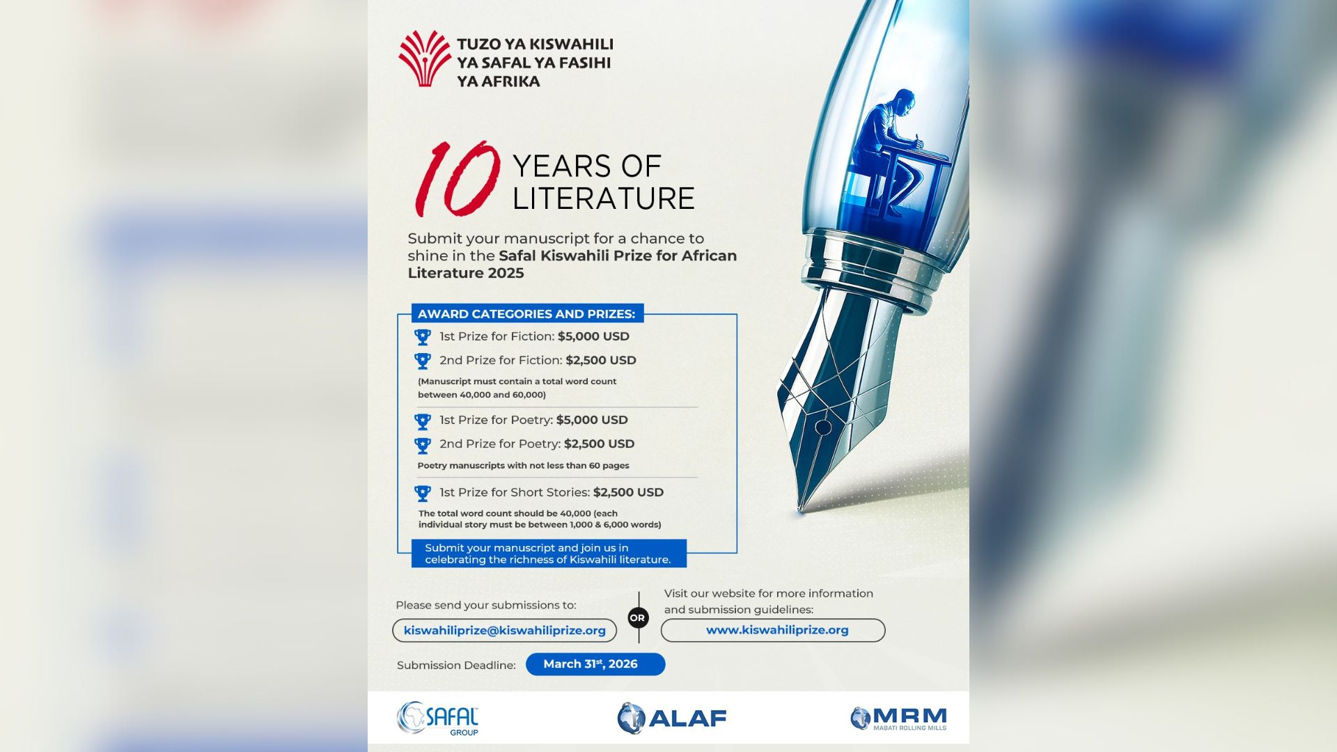 Tuzo ya Kiswahili ya Safal ya Fasihi ya Afrika