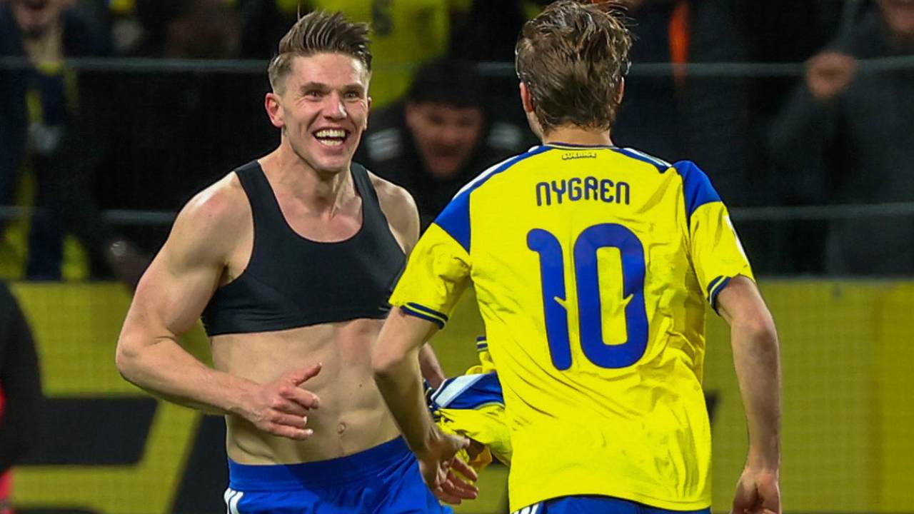 Swedish striker Viktor Gyökeres