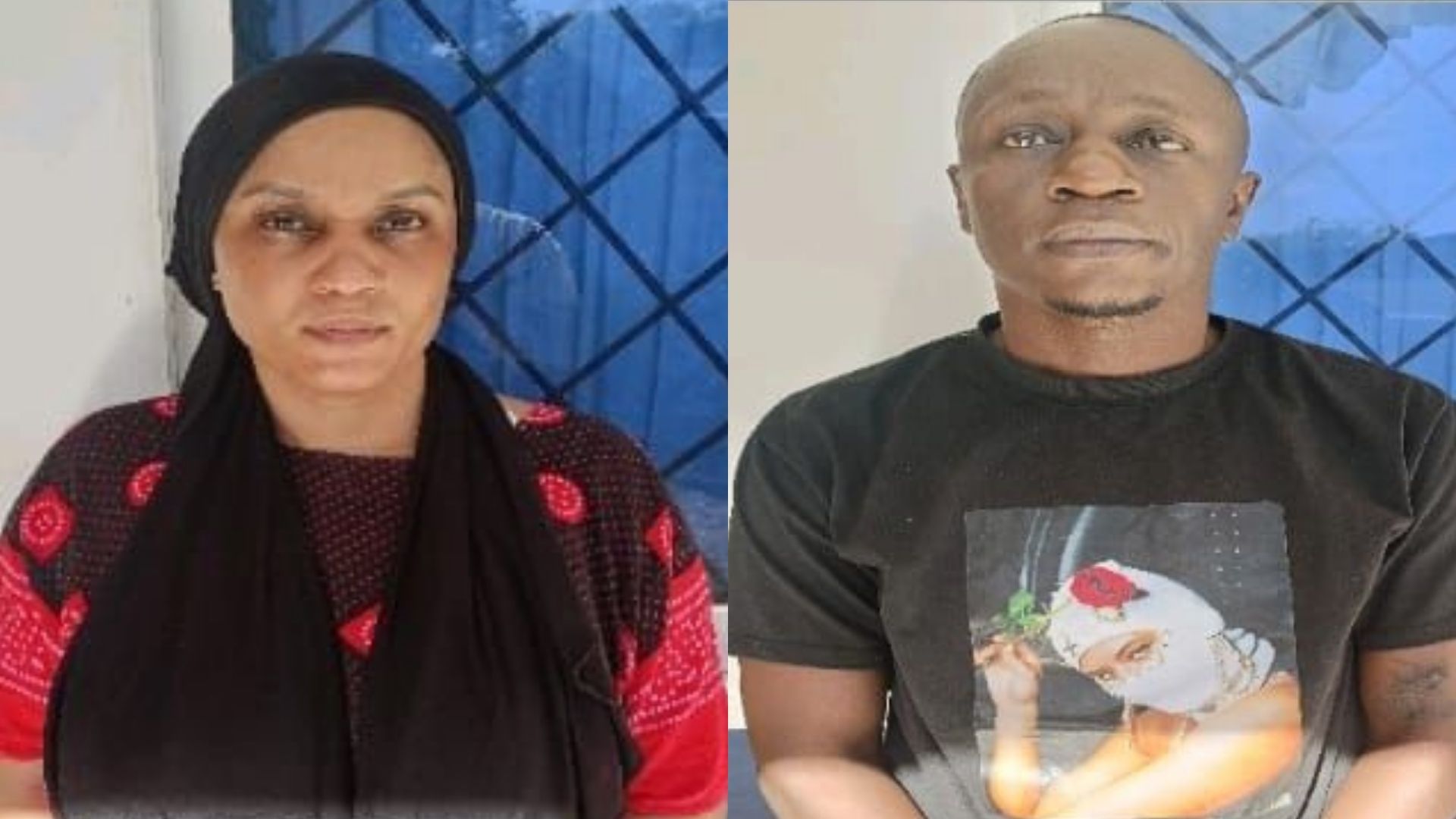 Samira Kiarie (left) and one of her alleged accomplices, Paul Webster Mang'eni alias Paulo